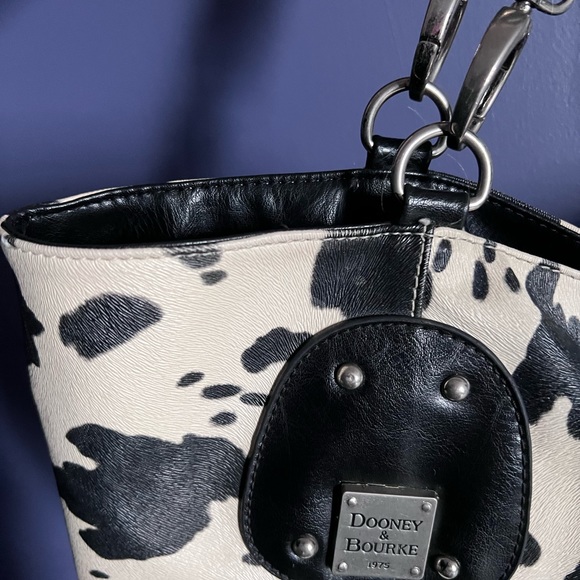 Dooney & Bourke 1975 Cow Print Purse - Picture 2 of 6